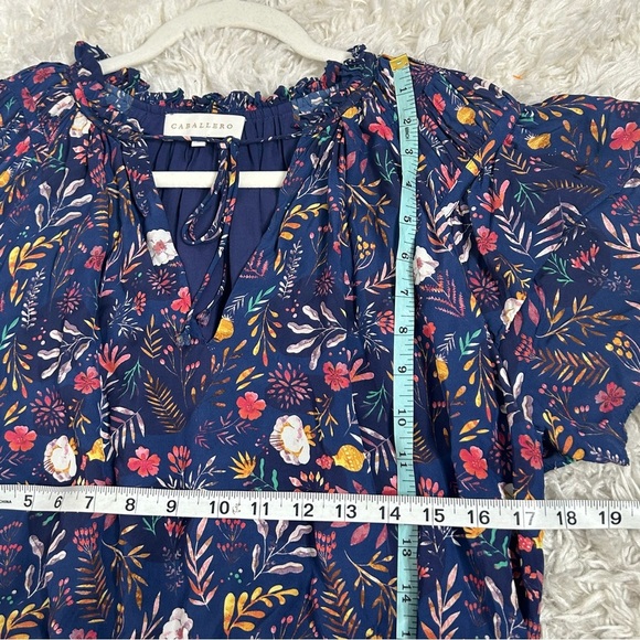 Caballero Floral Navy Mini Dress - Picture 14 of 16